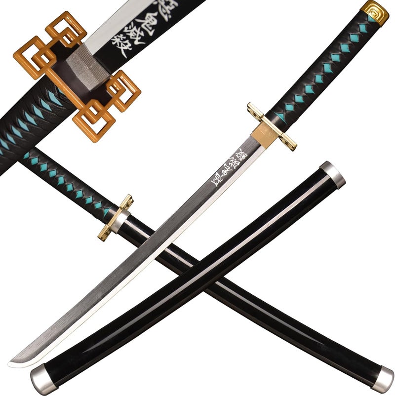 SV Anime Demon Slayer Sword Katana 31 Inch Decorative Collectible Gift Cosplay Sword，Various Styles Available - Image 1